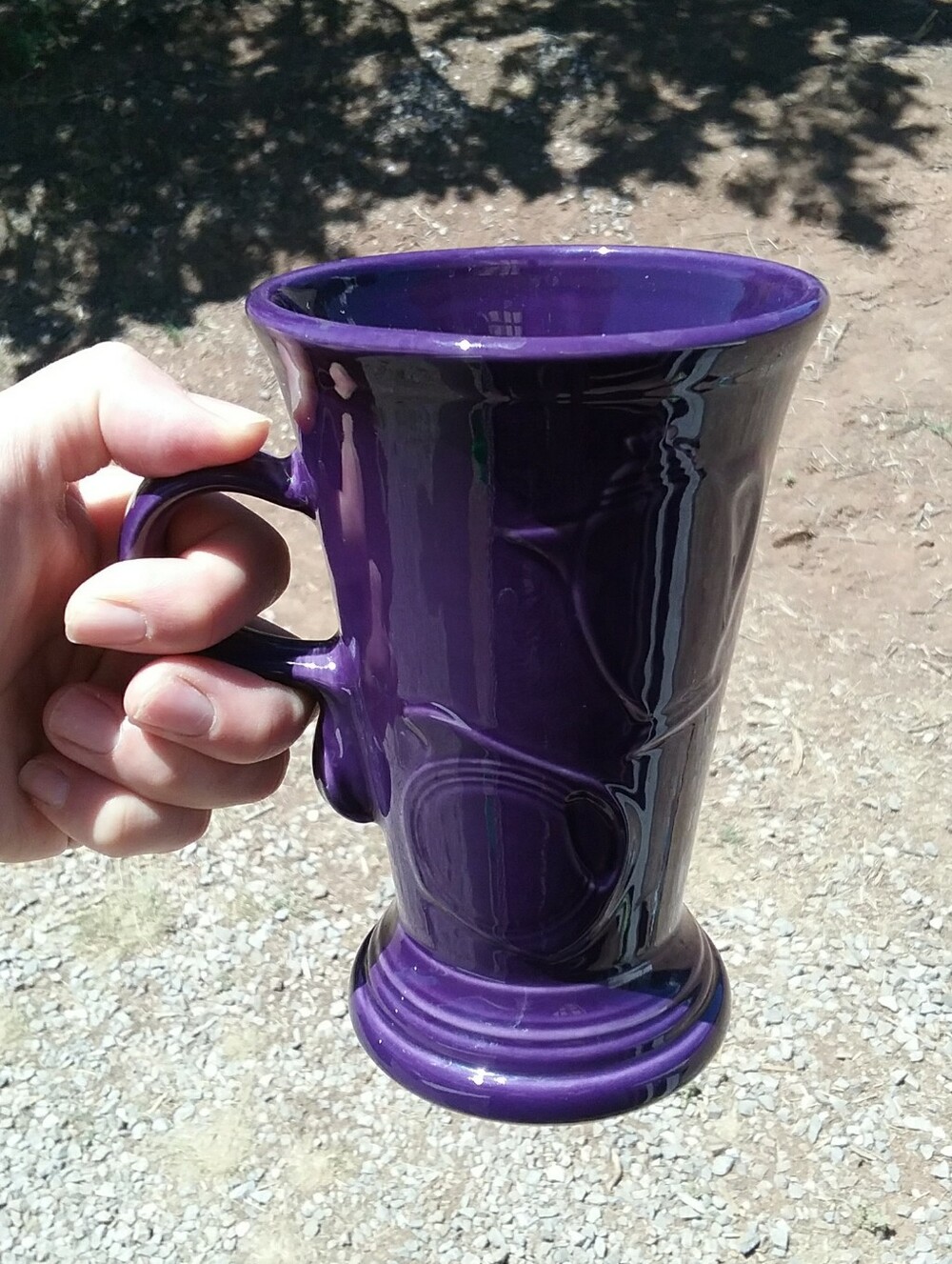 Fiesta Plum Pedestal Mug